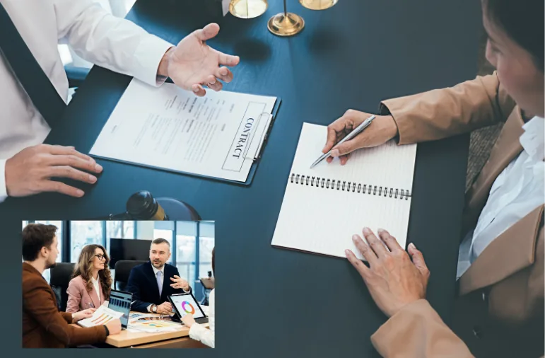 Consultants on site and on project tasks