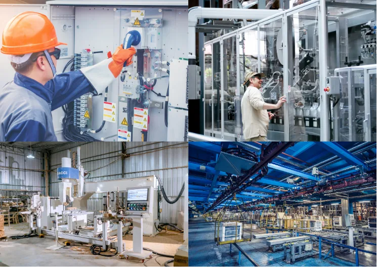 Industrial machinery production, assembly, installations and maintenance