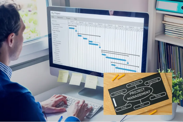 Project management, task scheduling and budget monitoring
